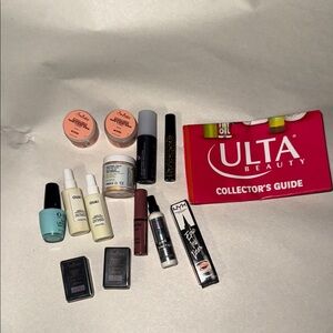 Ulta Beauty Collector's Guide with Assorted Cosmetics